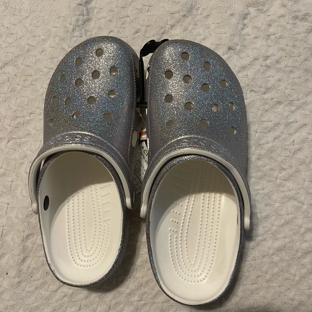 Unisex Classic Crocs - Silver Size M8 W10 New